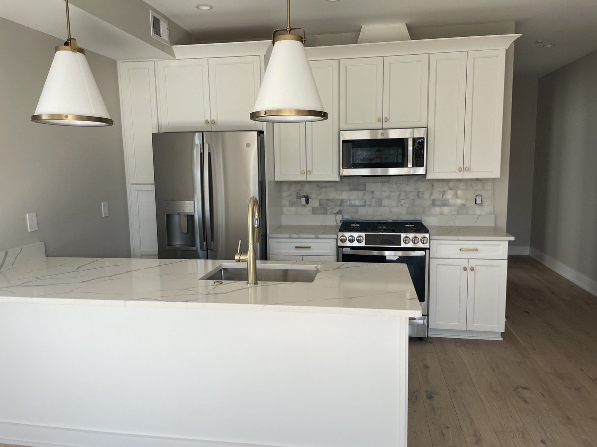 Kitchen Renovation — Gold Accents