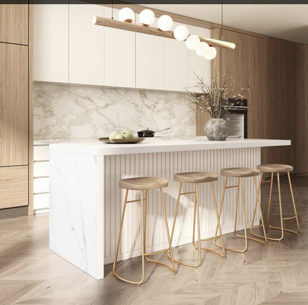 Wood-Accent Kitchen